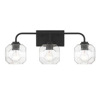 Baldwin Three Light Bathroom Vanity in Matte Black (51|L8-4399-3-BK)
