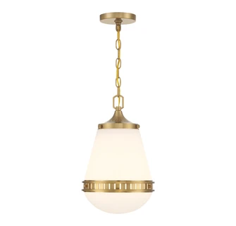 Endura One Light Pendant in Warm Brass (51|L7-7950-1-322)