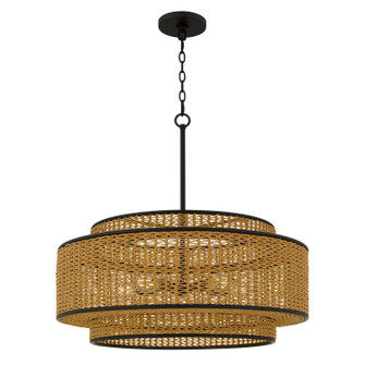 Teton Five Light Pendant in Matte Black (10|TET2830MBK)
