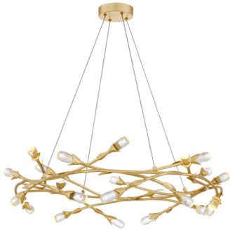 Cora LED Pendant in Gold Leaf (10|PCCOR2832GFL)