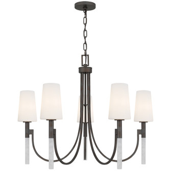 Eloura Five Light Chandelier in Iron Gate (10|ELOU5032IN)