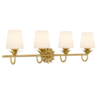 Dorothea Four Light Vanity in Gold Leaf (10|DOT8632GFL)