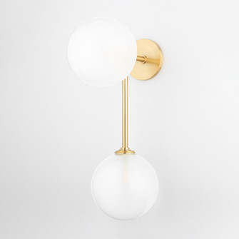 Ashleigh LED Wall Sconce in Aged Brass (428|H122102-AGB)