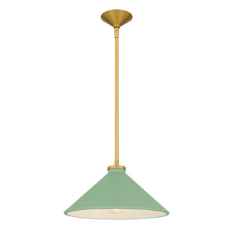 Bradbury One Light Pendant in Brushed Gold (10|BRADG1814BRG)