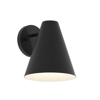 Mik One Light Outdoor Wall Mount in Matte Black (54|P560409-31M)