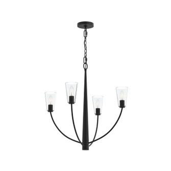 Jheni Four Light Chandelier in Matte Black (54|P400453-31M)