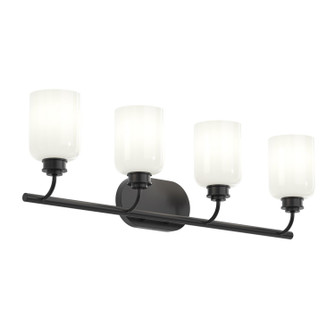 Reines Four Light Bath Vanity in Matte Black (54|P300580-31M)