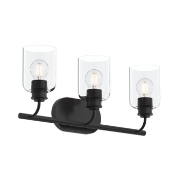 Reines Three Light Bath Vanity in Matte Black (54|P300567-31M)