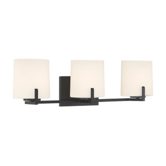 Mirelle Three Light Vanity in Dark Matte Black (7|12433-899)