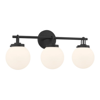 Ortesa Three Light Vanity in Dark Matte Black (7|12013-899)