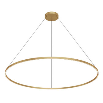 Cerchio LED Pendant in Brushed Gold (347|PD87772-BG-UNV-010)