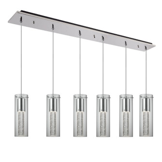 Champagne LED Pendant in Chrome (347|MP4401CH-06)