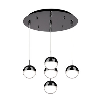 Pluto LED Pendant in Black Chrome (347|MP402801BC-05)