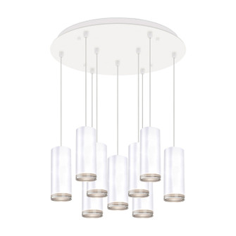 Cameo LED Pendant in White (347|MP401431WH-09)