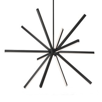 Sirius LED Chandelier in Black (347|CH14356-BK-UNV)
