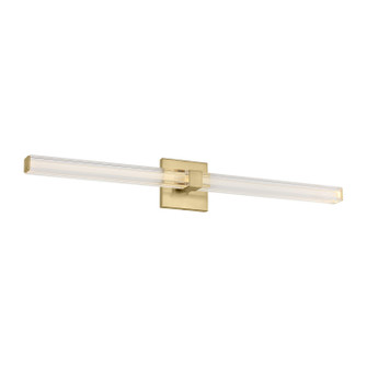 Reiya Square LED Vanity in Hand-Rubbed Antique Brass (182|SLV84727HABCA)