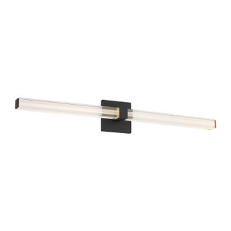 Reiya Square LED Vanity in Nightshade Black (182|SLV84727BCA)