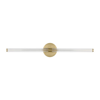 Reiya Round LED Vanity in Hand-Rubbed Antique Brass (182|SLV84327HABCA)