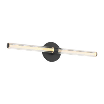 Reiya Round LED Vanity in Nightshade Black (182|SLV84227BCA)