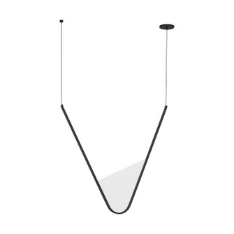 Mizu LED Chandelier in Nightshade Black (182|SLCH836SCTB)