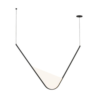 Mizu LED Chandelier in Nightshade Black (182|SLCH835SCTB)