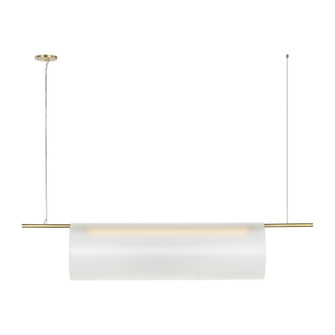 Trace LED Linear Chandelier in Hand-Rubbed Antique Brass (182|PBLS80827HABEG)