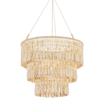 Ben Four Light Pendant in Vintage Gold Leaf (67|F6732-VGL)