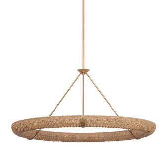 Floyd 12 Light Chandelier in Patina Gold Leaf (67|F3852-PGL)