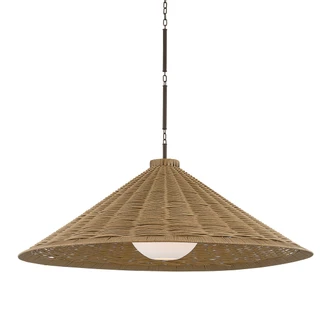 Devlin One Light Pendant in Bronze (67|F3344-BRZ)