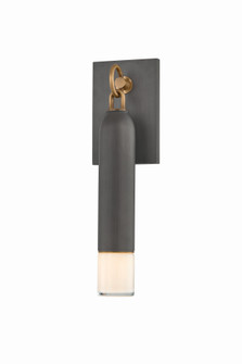 Osprey One Light Wall Sconce in Patina Brass (67|B5617-PBR/GRA)