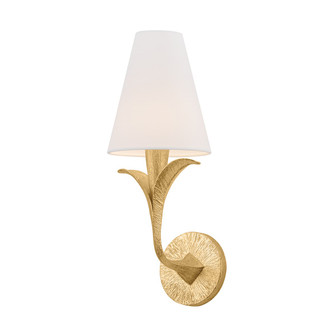 Quill One Light Wall Sconce in Gilded Ivory (67|B4717-GLI)