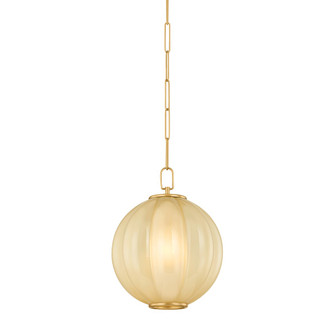 Bernadine One Light Pendant in Aged Brass (428|H1091701S-AGB)