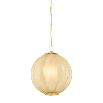 Bernadine One Light Pendant in Aged Brass (428|H1091701L-AGB)