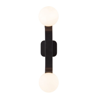 Briar Two Light Wall Sconce in Black (347|WS11522-BK)