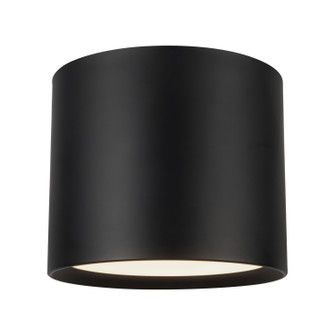 Uma LED Semi-Flush Mount in Black (347|SF0703212BK)