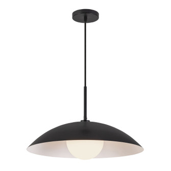 Regent One Light Pendant in Black (347|PD56019-BK)