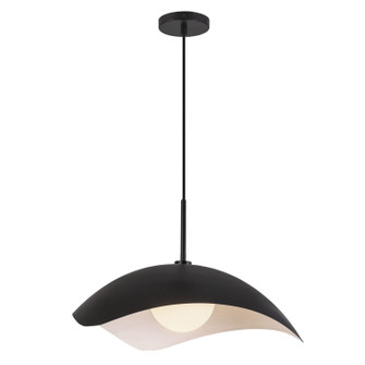 Kirby One Light Pendant in Black (347|PD55922-BK)