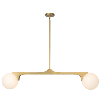 Briar Two Light Linear Pendant in Brushed Gold (347|LP11546-BG)