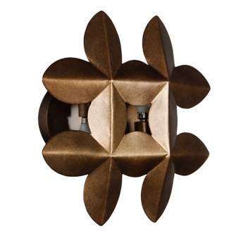 Vittoria Two Light Wall Sconce in Pearlized Antique Brass (33|529021PAB)