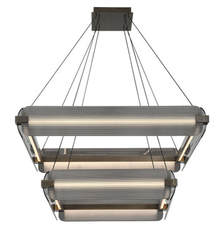 Neoness LED Chandelier in Weathered Brass (40|50055-012)