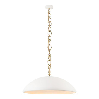 Grant One Light Pendant in Antique White (452|PD423028AW)