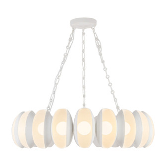 Cortez LED Chandelier in Antique White (452|CH305737AW)