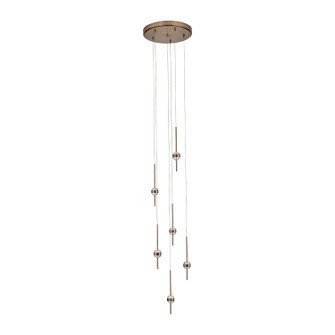 Goccia LED Chandelier in Winter Brass (238|047652-044-FR001)