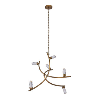 Bilancia LED Chandelier in True Brass (238|045655-062-FR001)