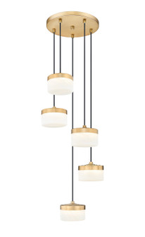 Renaud LED Chandelier in Modern Gold (224|827P6-5R-MGLD-LED)