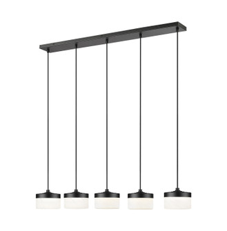 Renaud LED Linear Chandelier in Matte Black (224|827P6-5L-MB-LED)