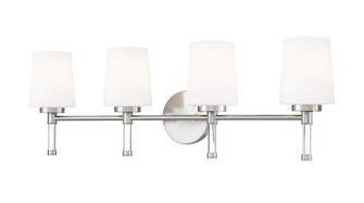 Henri Four Light Vanity in Brushed Nickel (224|7700-4V-BN)