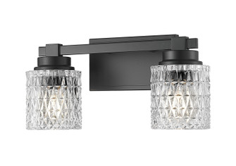 Jacqueline Two Light Vanity in Matte Black (224|6101-2V-MB)