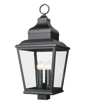 Raphael Four Light Outdoor Post Mount in Sand Black (224|5029PHXLS-BK)