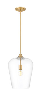 Joliet One Light Pendant in Burnished Brass (224|473P12-BBR)